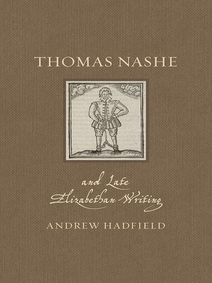 cover image of Thomas Nashe and Late Elizabethan Writing